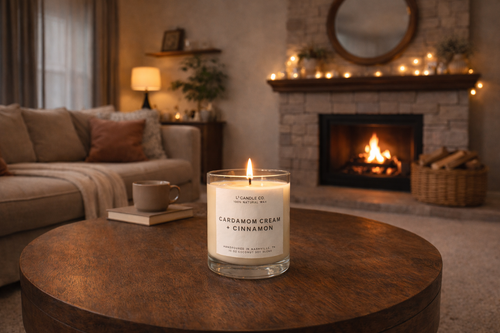 Cardamom Cream + Cinnamon • 10 oz Hand Poured Coconut Soy Wax